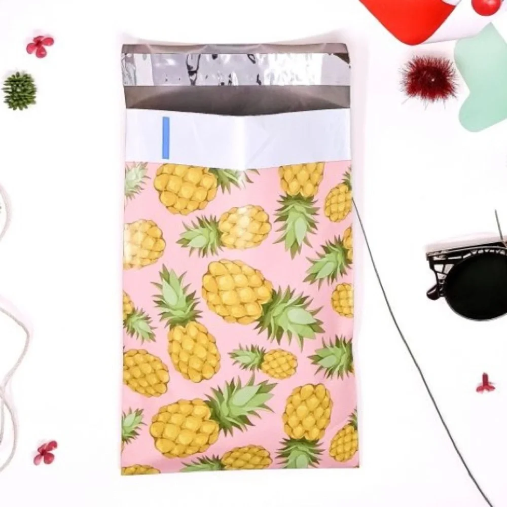 {14} NEW Super cute pineapple poly mailers 6x9”